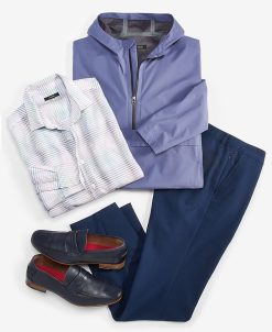 Alfani Men's Regular-Fit Gradient Plaid Long-Sleeve Button-Up Shirt, Created For Macy's -macys shop 23597445 fpx