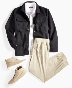 Alfani Men's Utility Four-Pocket Shirt Jacket, Created For Macy's -macys shop 23597480 fpx