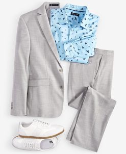 INC International Concepts Slim-Fit Floral-Print Dress Shirt, Created For Macy's -macys shop 23612011 fpx