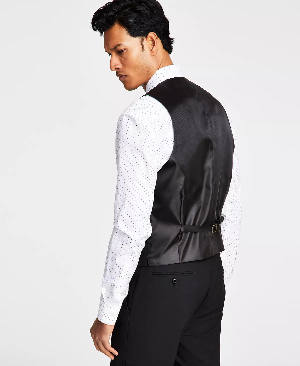 Men's Slim-Fit Stretch Solid Suit Vest, Created For Macy's Alfani Men's Slim-Fit Stretch Solid Suit Vest, Created For Macy's -macys shop
