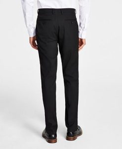 Alfani Men's Slim-Fit Stretch Solid Suit Pants, Created For Macy's -macys shop 23705498 fpx