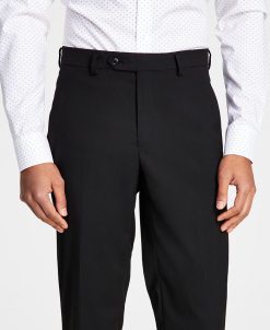 Alfani Men's Slim-Fit Stretch Solid Suit Pants, Created For Macy's -macys shop 23705499 fpx