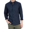 Michael Kors N's Slim-Fit Stretch Double Diamond Print Long-Sleeve Button-Up Shirt -macys shop 23769019 fpx