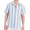 Michael Kors N's Slim-Fit Rugby Stripe Short-Sleeve Button-Up Shirt 1 Michael Kors N's Slim-Fit Rugby Stripe Short-Sleeve Button-Up Shirt -macys shop 23769143 fpx