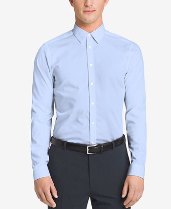Men's Slim Fit Non Iron Performance Herringbone Point Collar Dress Shirt Calvin Klein Men's Slim Fit Non Iron Performance Herringbone Point Collar Dress Shirt -macys shop