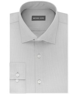 Michael Kors N's Regular Fit Airsoft Non-Iron Performance Dress Shirt