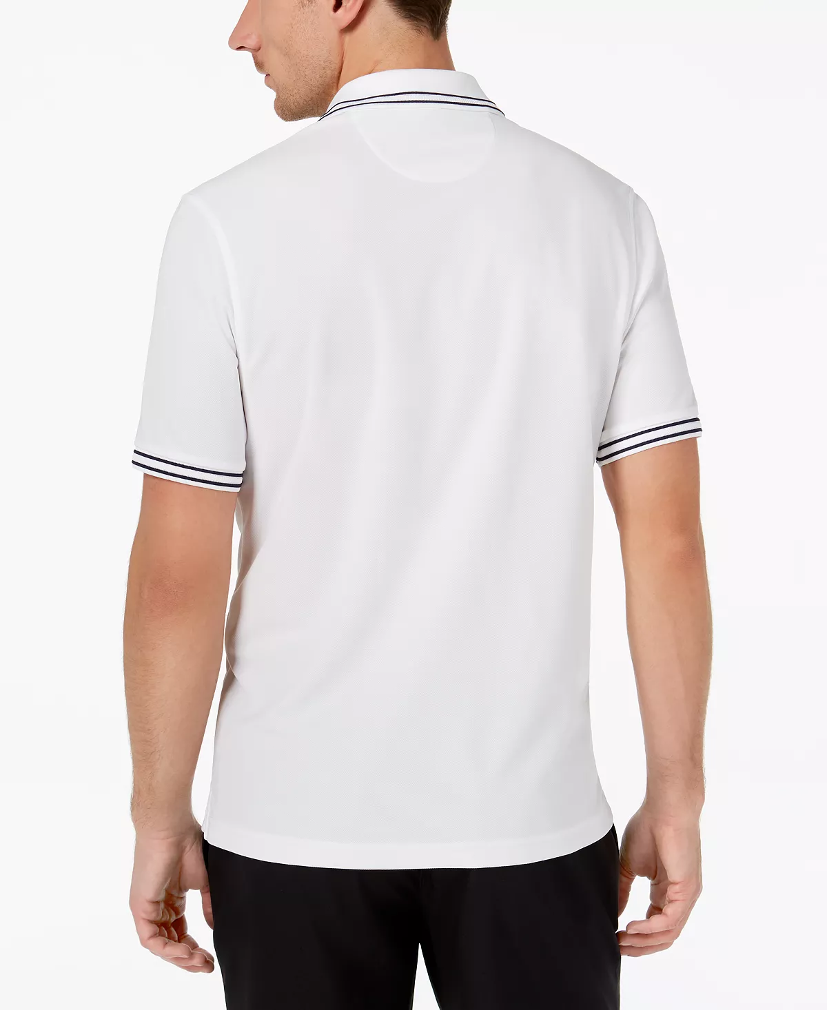 Men's Performance Stripe Polo, Created For Macy's Club Room Men's Performance Stripe Polo, Created For Macy's -macys shop