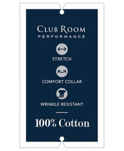 Club Room Men's Regular Fit Cotton Spread Collar Pinpoint Dress Shirt, Created For Macy's -macys shop 9334525 fpx 3