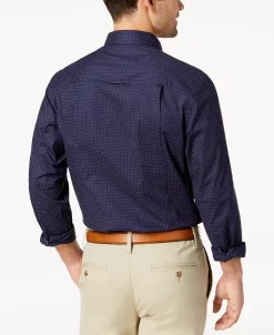 Club Room Men's Micro Dot Print Stretch Cotton Shirt, Created For Macy's 5 Club Room Men's Micro Dot Print Stretch Cotton Shirt, Created For Macy's -macys shop 9681062 fpx