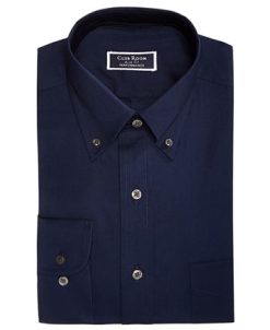 Club Room Men's Regular Fit Cotton Pinpoint Dress Shirt, Created For Macy's -macys shop 9749079 fpx